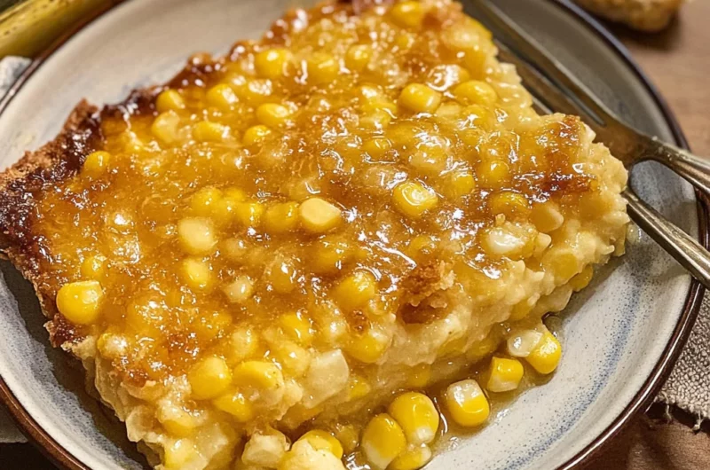 Sweet Harmony Honey-Glazed Corn Casserole
