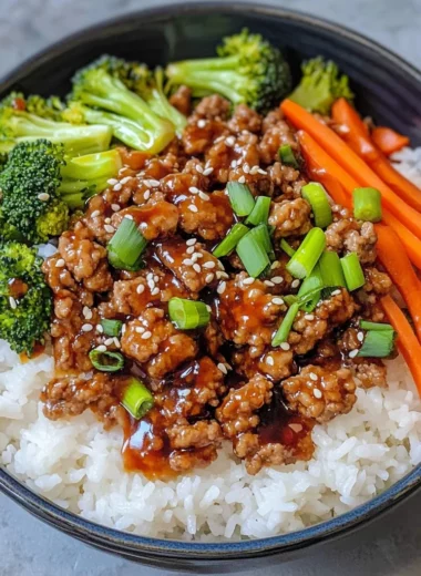 Teriyaki Turkey Rice Bowls