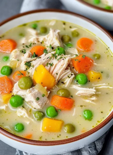Turkey Pot Pie Soup