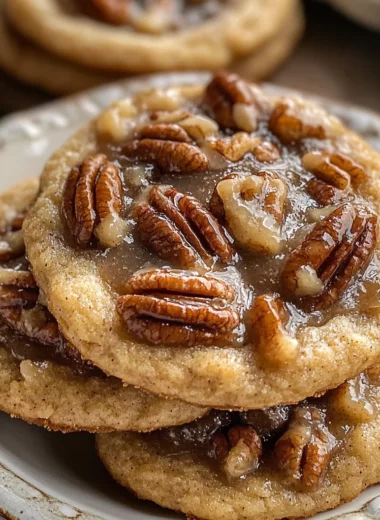 Vegan Pecan Pie Cookies
