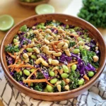 Asian Edamame Peanut Crunch Salad