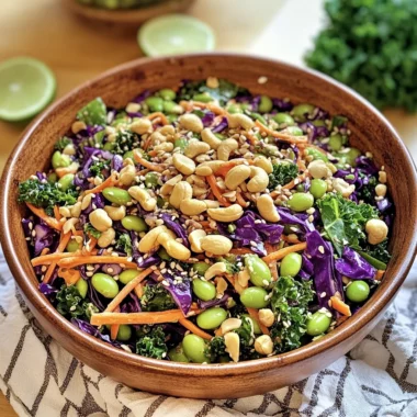 Asian Edamame Peanut Crunch Salad