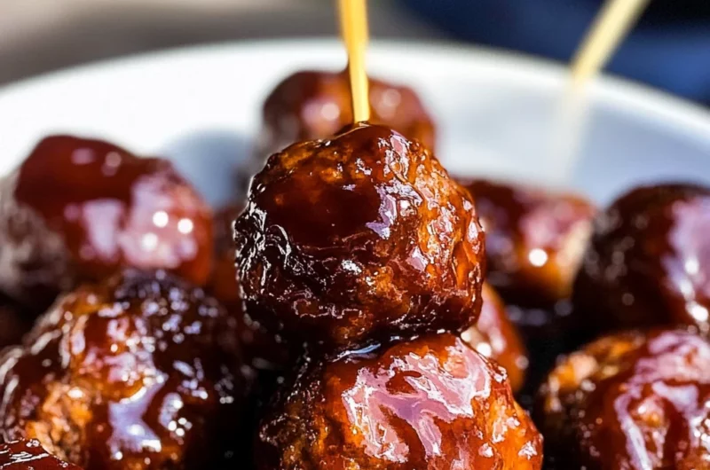 BBQ Bourbon Venison Meatballs