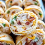 Bacon Cheddar Ranch Pinwheels