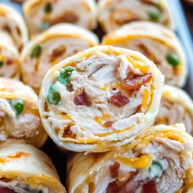 Bacon Cheddar Ranch Pinwheels