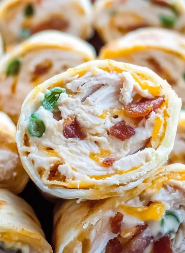 Bacon Cheddar Ranch Pinwheels