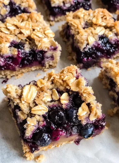 Blueberry Oatmeal Bars