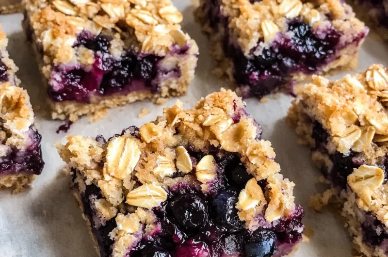 Blueberry Oatmeal Bars