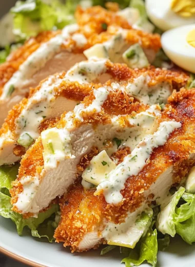 Caesar Salad Chicken Cutlets