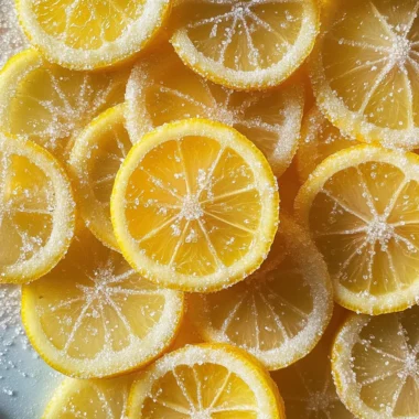 Candied Lemon Slices
