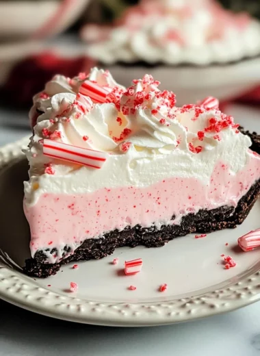Candy Cane Pie