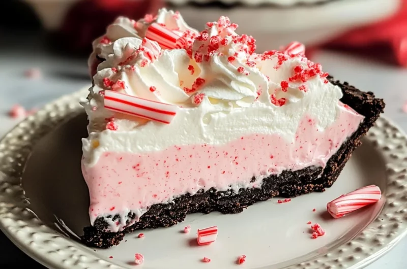 Candy Cane Pie
