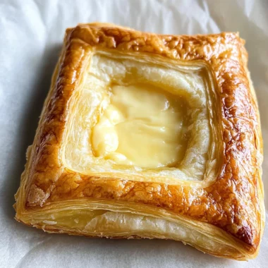 Cheese Danish with Puff Pastry