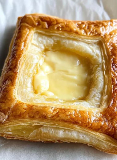 Cheese Danish with Puff Pastry