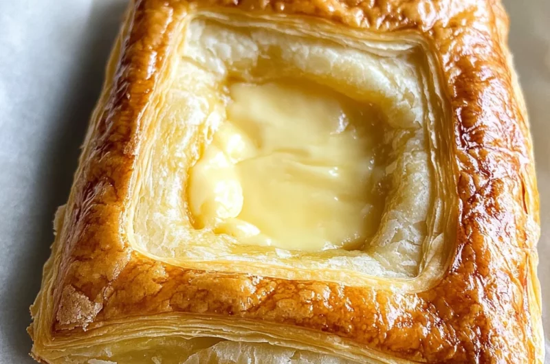 Cheese Danish with Puff Pastry