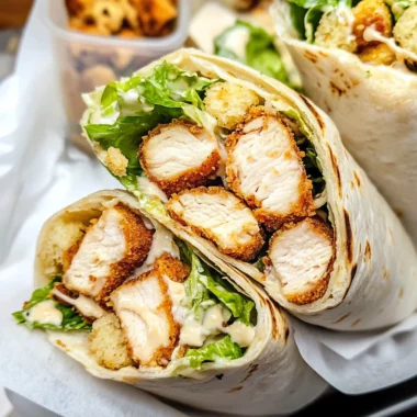 Chicken Caesar Wrap Recipe