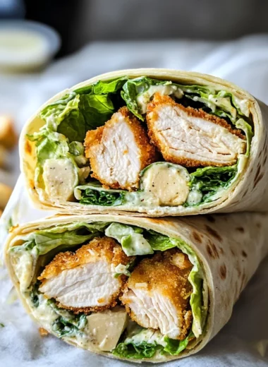 Chicken Caesar Wraps