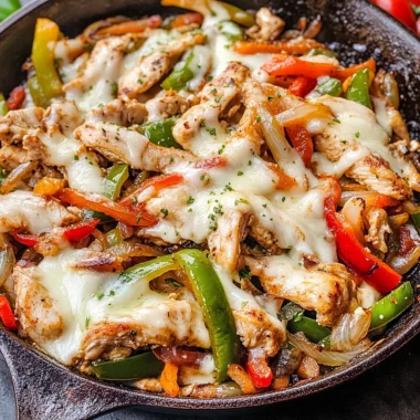 Chicken Cheesesteak Skillet