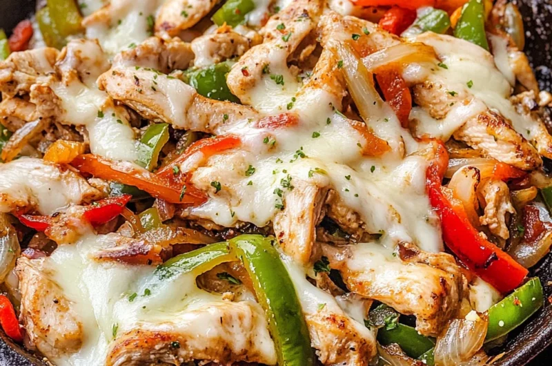 Chicken Cheesesteak Skillet