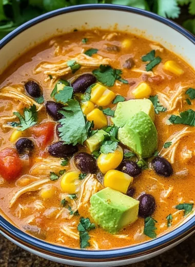 Chicken Enchilada Soup