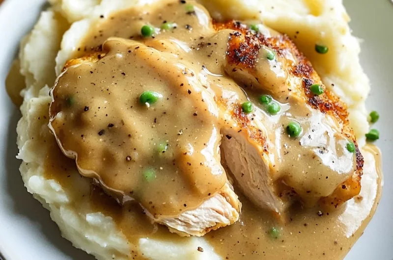 Chicken and Gravy (over mashed potatoes)