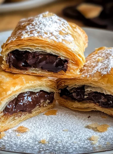 Chocolate Puff Pastries