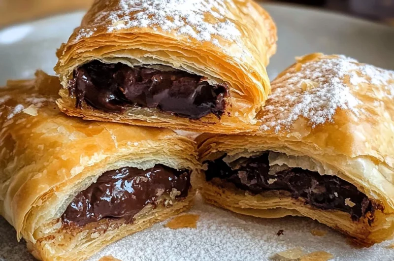 Chocolate Puff Pastries