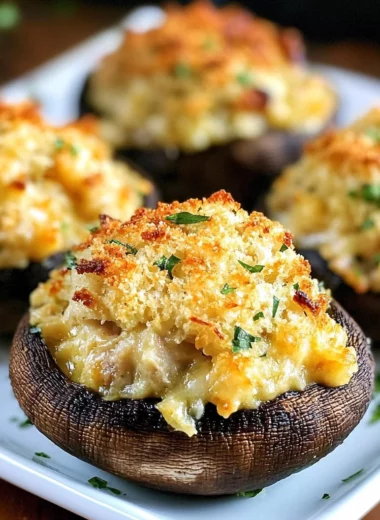 Crab Stuffed Mushrooms Recipe