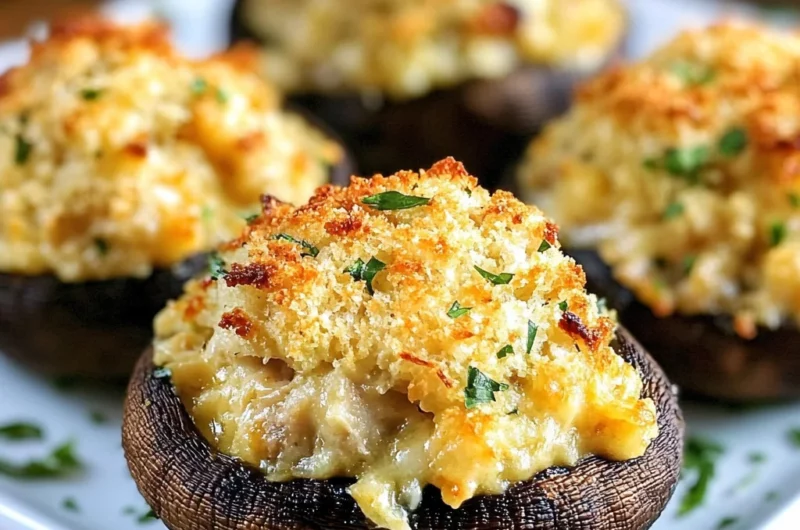 Crab Stuffed Mushrooms Recipe