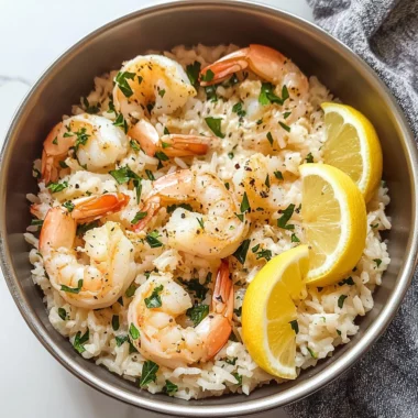 Creamy Garlic Butter Shrimp and Rice Bowls: A Juicy Shrimp Dish for Any Occasion