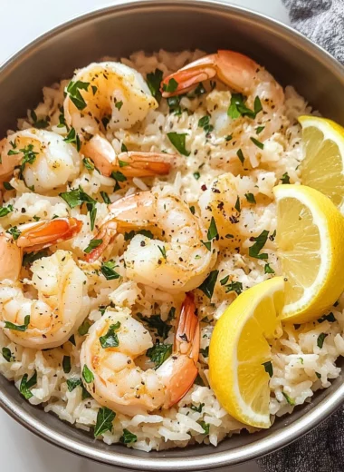 Creamy Garlic Butter Shrimp and Rice Bowls: A Juicy Shrimp Dish for Any Occasion