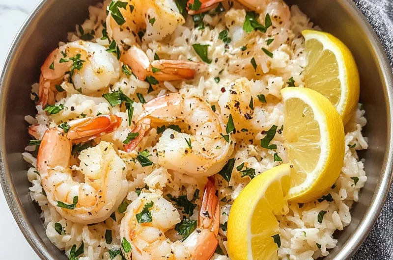 Creamy Garlic Butter Shrimp and Rice Bowls: A Juicy Shrimp Dish for Any Occasion