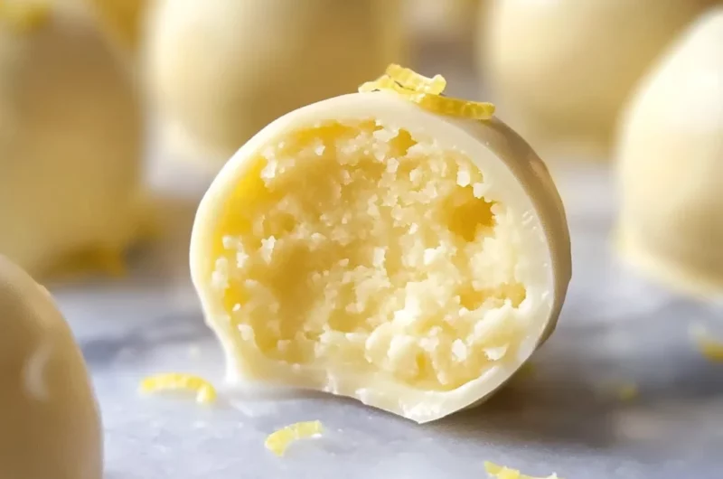 Creamy Lemon Truffles Recipe
