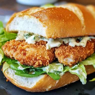Crispy Chicken Caesar Sandwich