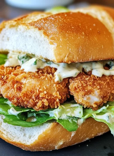 Crispy Chicken Caesar Sandwich
