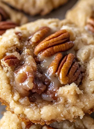 Crumbl pecan pie cookies