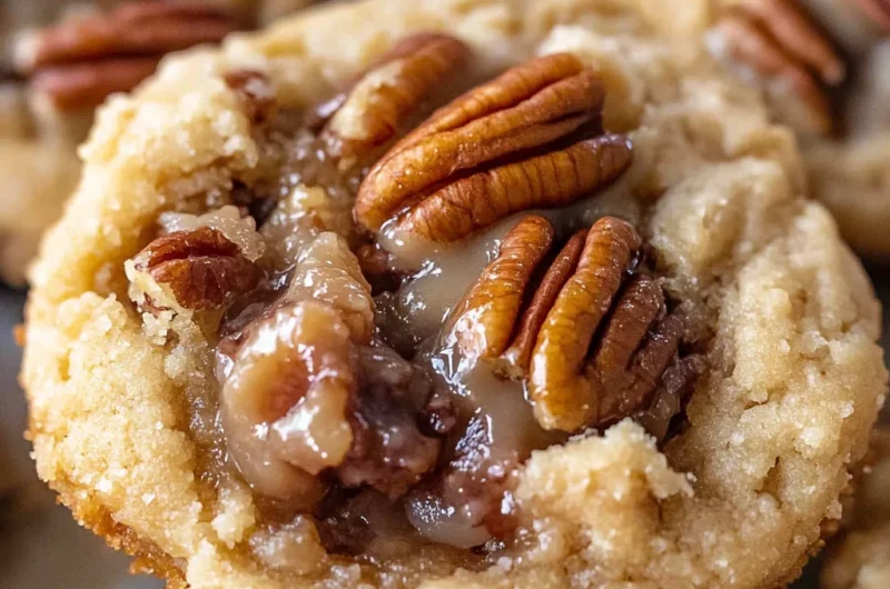 Crumbl pecan pie cookies