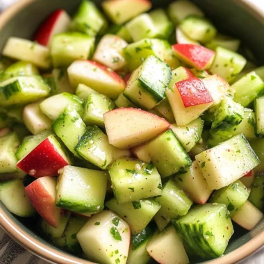 Cucumber Apple Salad