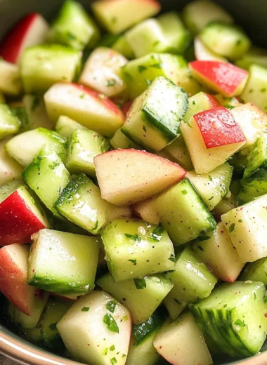 Cucumber Apple Salad
