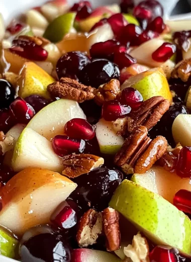 Delightful Fall Fruit Salad Bursting with Autumn Flavors