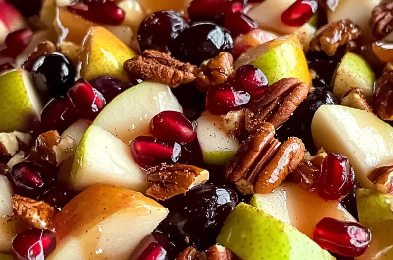 Delightful Fall Fruit Salad Bursting with Autumn Flavors
