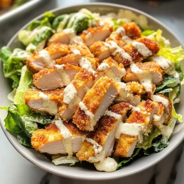 EXTRA Crispy Chicken Caesar Salad