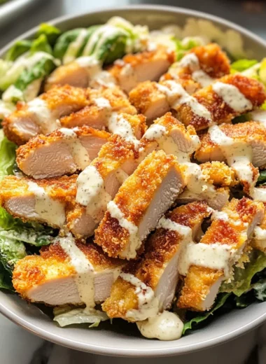 EXTRA Crispy Chicken Caesar Salad