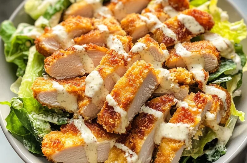 EXTRA Crispy Chicken Caesar Salad