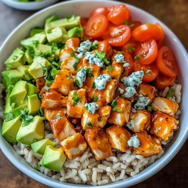 Easy Buffalo Chicken Bowl Recipe