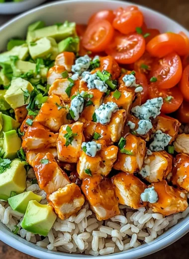 Easy Buffalo Chicken Bowl Recipe
