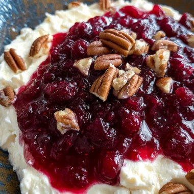 Easy Cranberry Cream Cheese Dip