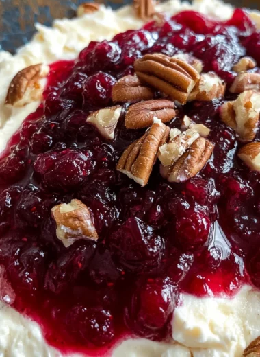 Easy Cranberry Cream Cheese Dip