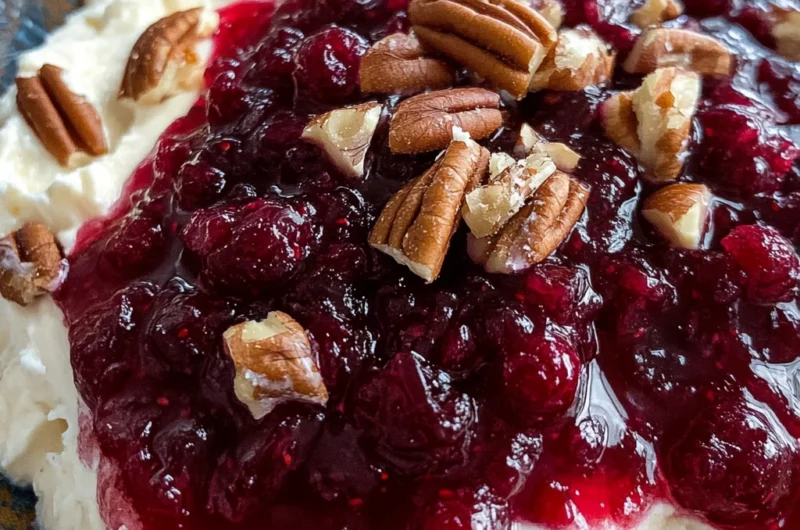 Easy Cranberry Cream Cheese Dip