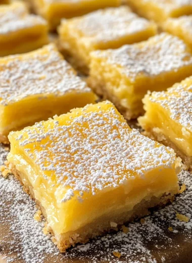 Easy Lemon Squares